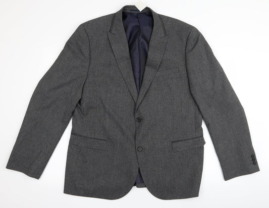 Mens UK Size L Preworn Grey Jacket
