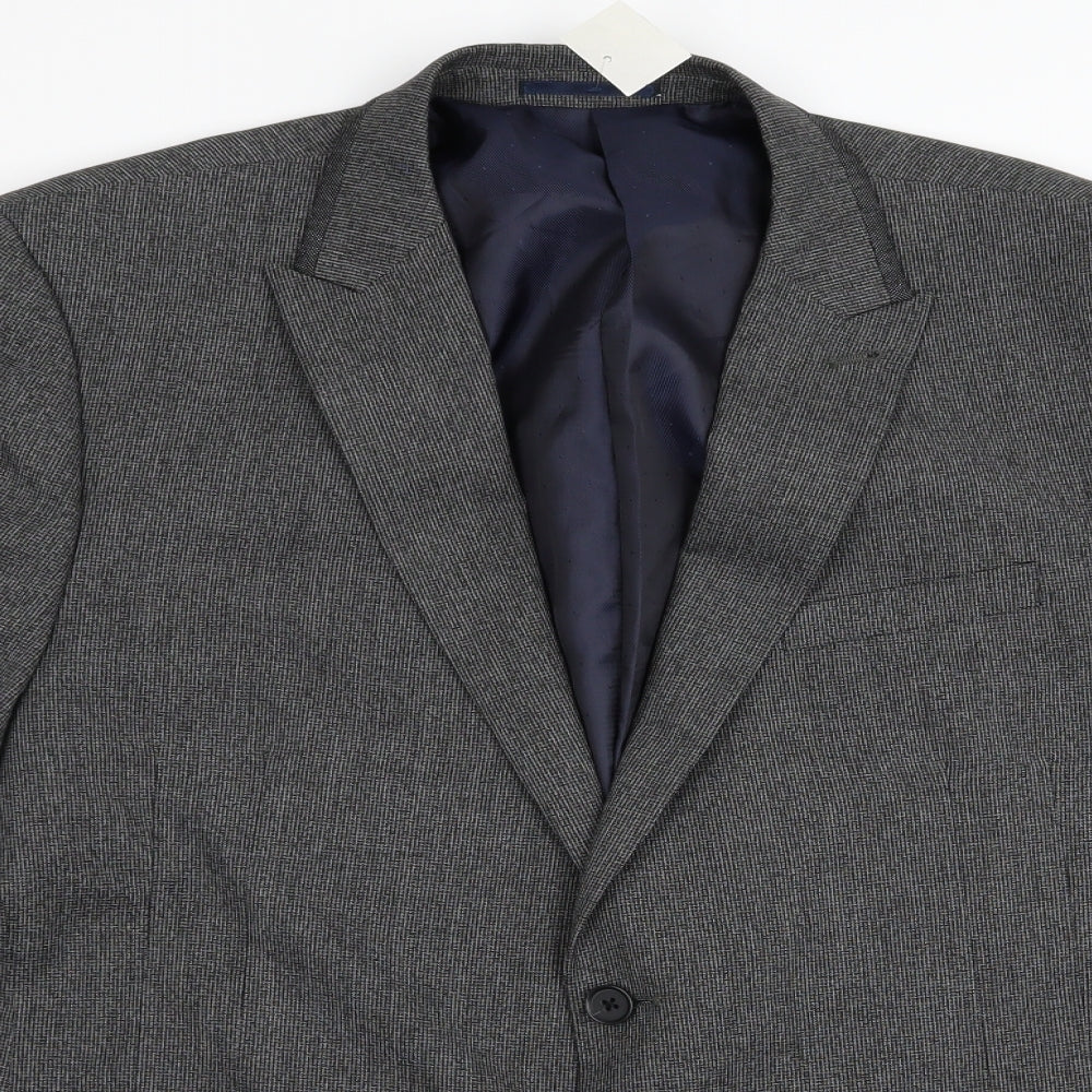 Mens UK Size L Preworn Grey Jacket