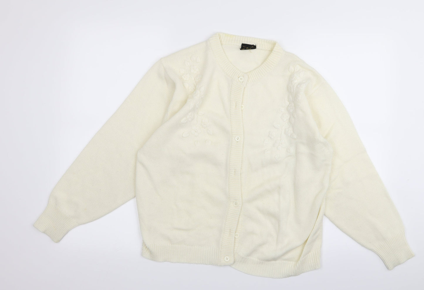 Preworn Womens White   Pullover Jumper Size S
