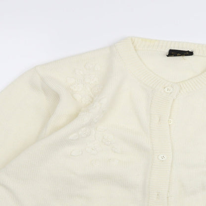 Preworn Womens White   Pullover Jumper Size S