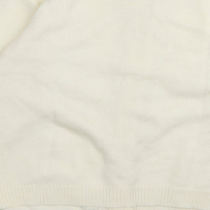 Preworn Womens White   Pullover Jumper Size S