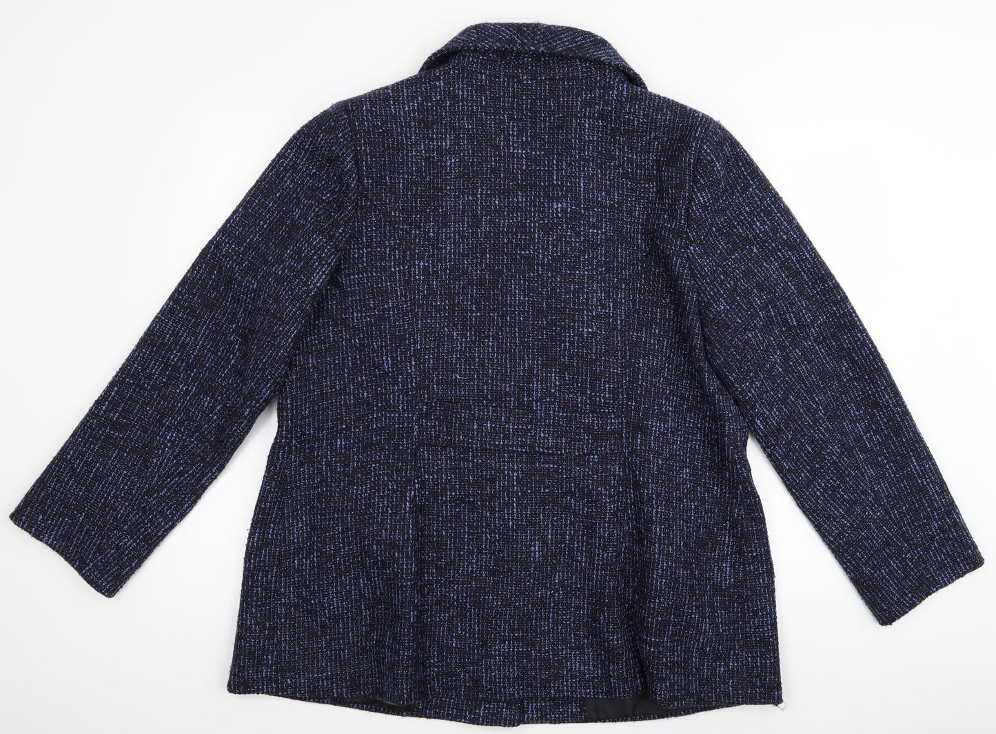 Preworn Womens Blue   Overcoat Jacket Size 18