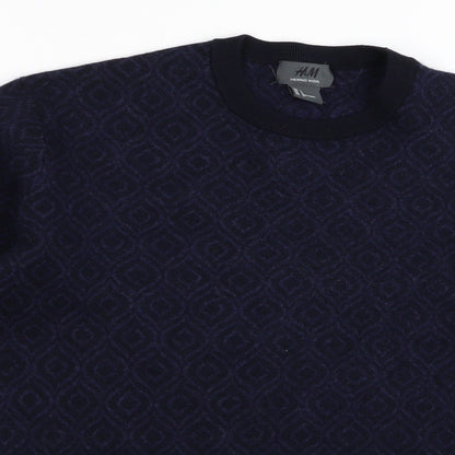 H&M Womens Blue   Pullover Jumper Size 12