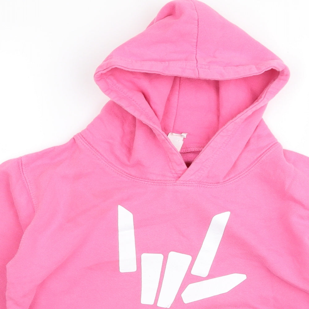 Preworn Womens Pink   Pullover Hoodie Size 8  - share the love