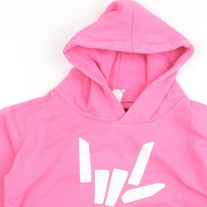 Preworn Womens Pink   Pullover Hoodie Size 8  - share the love