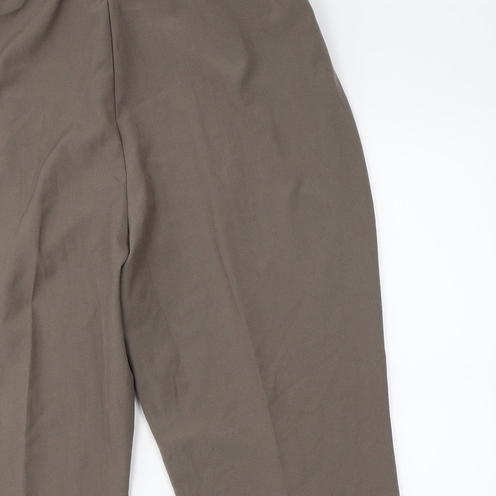 Womens UK Size 20 Preworn Regular Fit Chino Beige Trousers