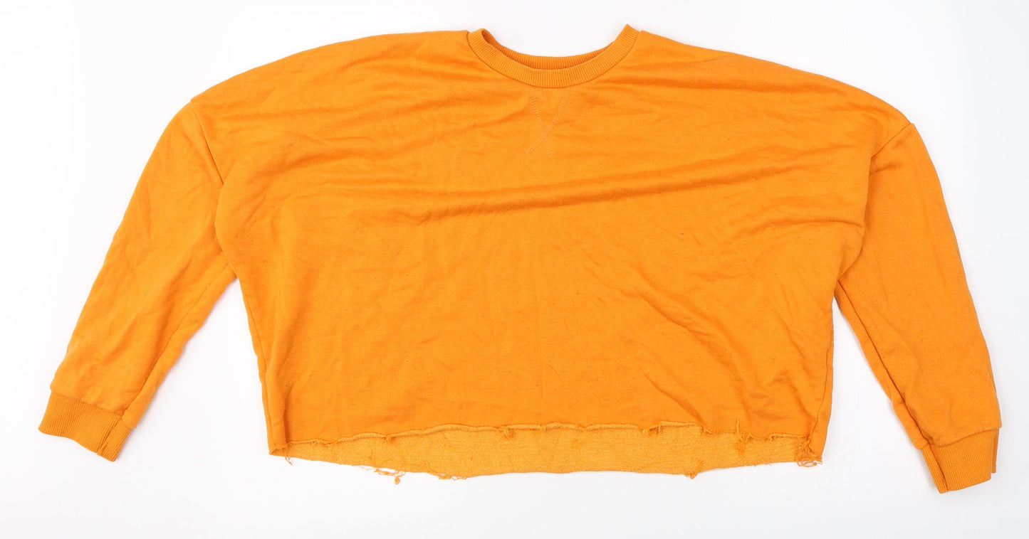 Primark Womens Orange   Pullover Jumper Size M