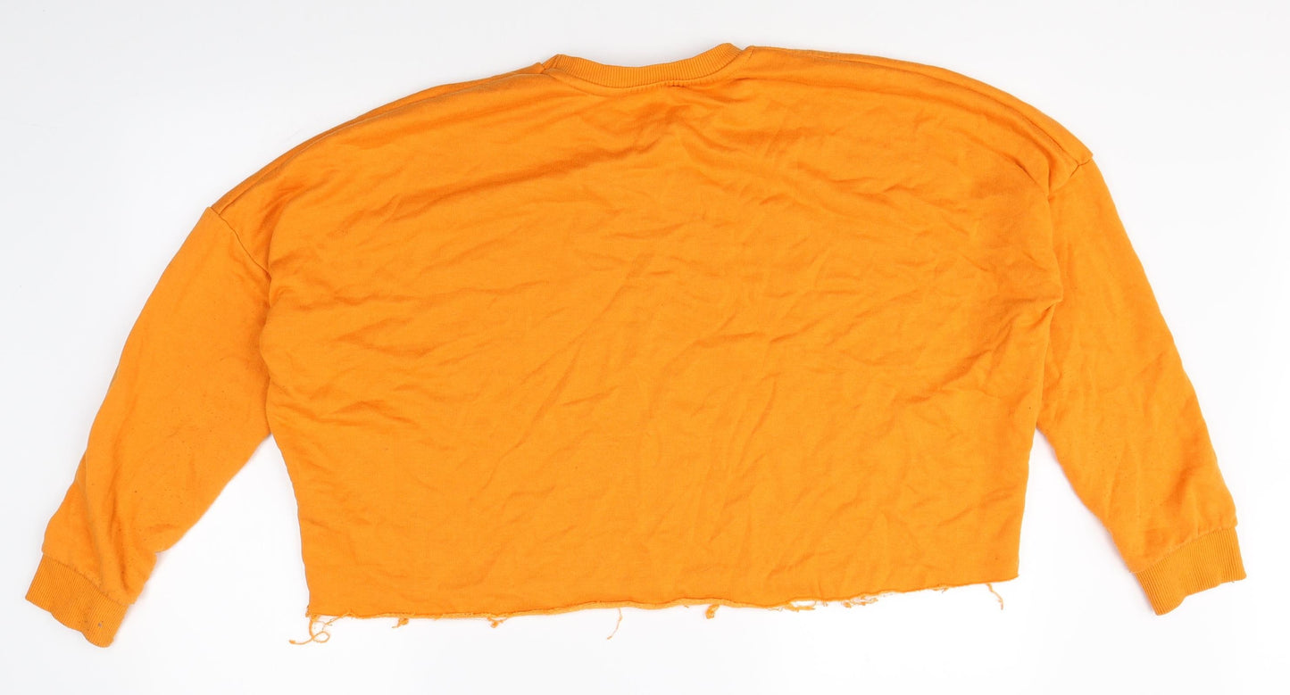 Primark Womens Orange   Pullover Jumper Size M
