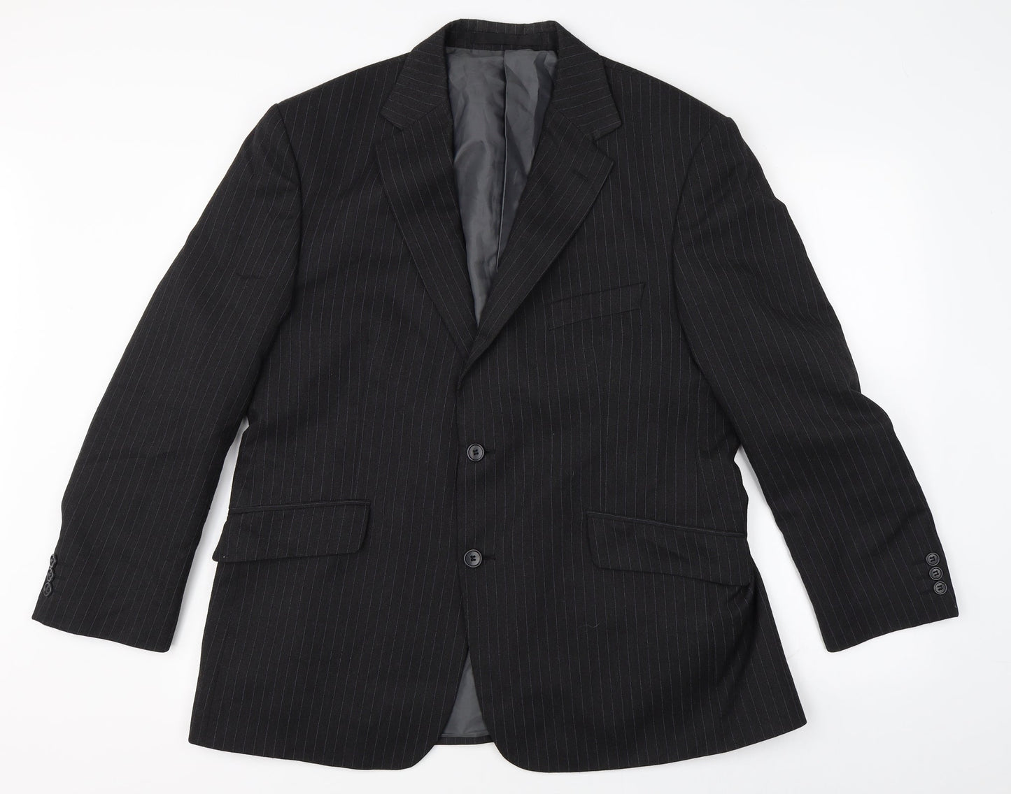 Mens UK Size 42 M&S Regular Black Suit Jacket