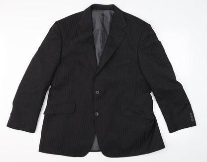 Mens UK Size 42 M&S Regular Black Suit Jacket