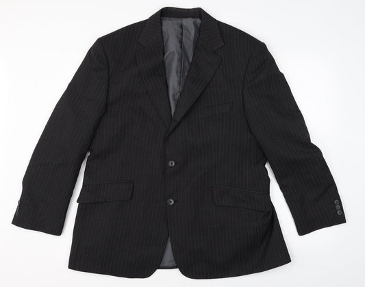 Mens UK Size 42 M&S Regular Black Suit Jacket