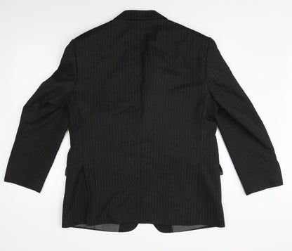 Mens UK Size 42 M&S Regular Black Suit Jacket