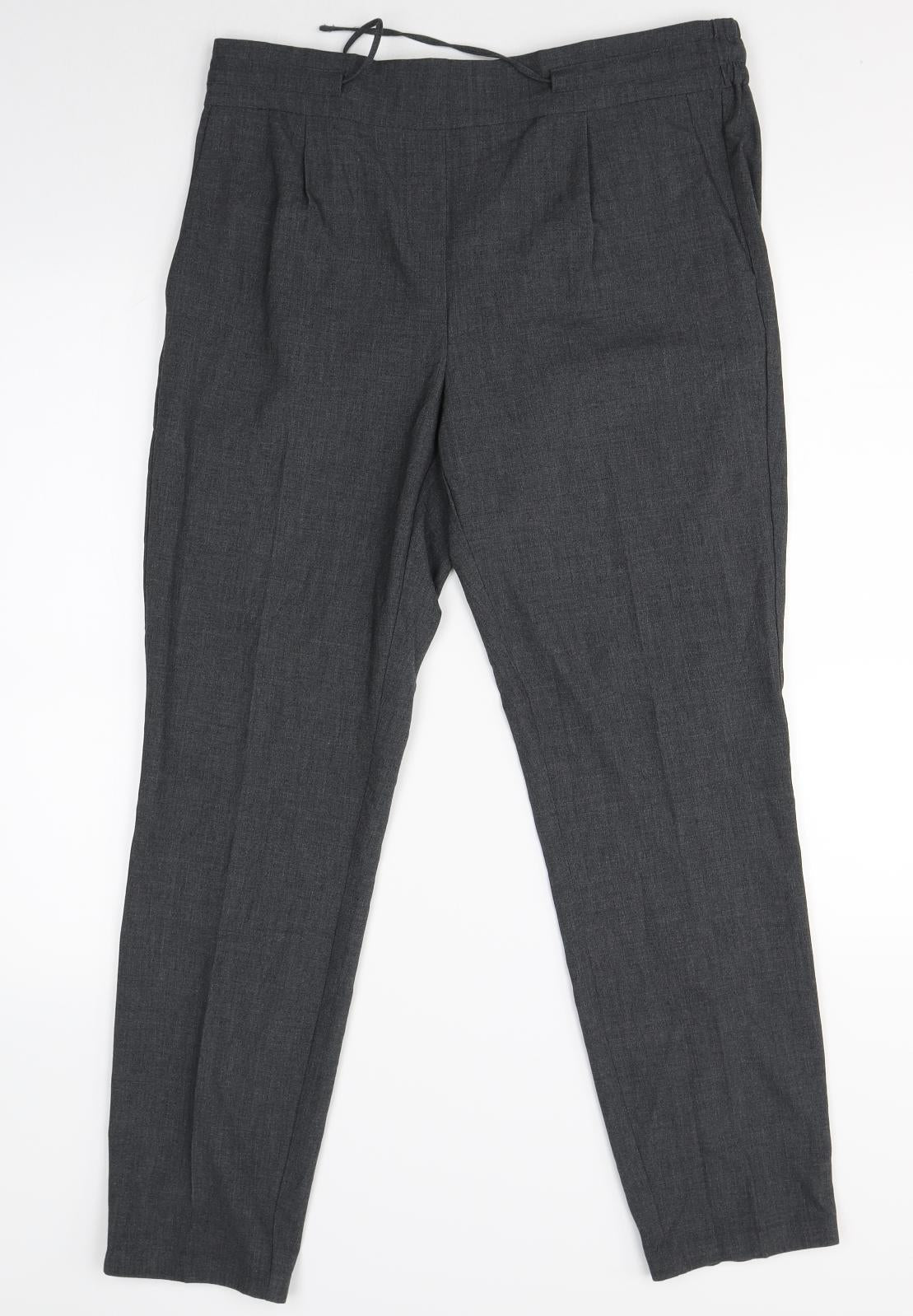 fransa Mens Grey   Trousers  Size 30 L26 in