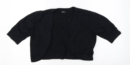 M&Co Womens Black   Cardigan Jumper Size M