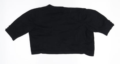 M&Co Womens Black   Cardigan Jumper Size M