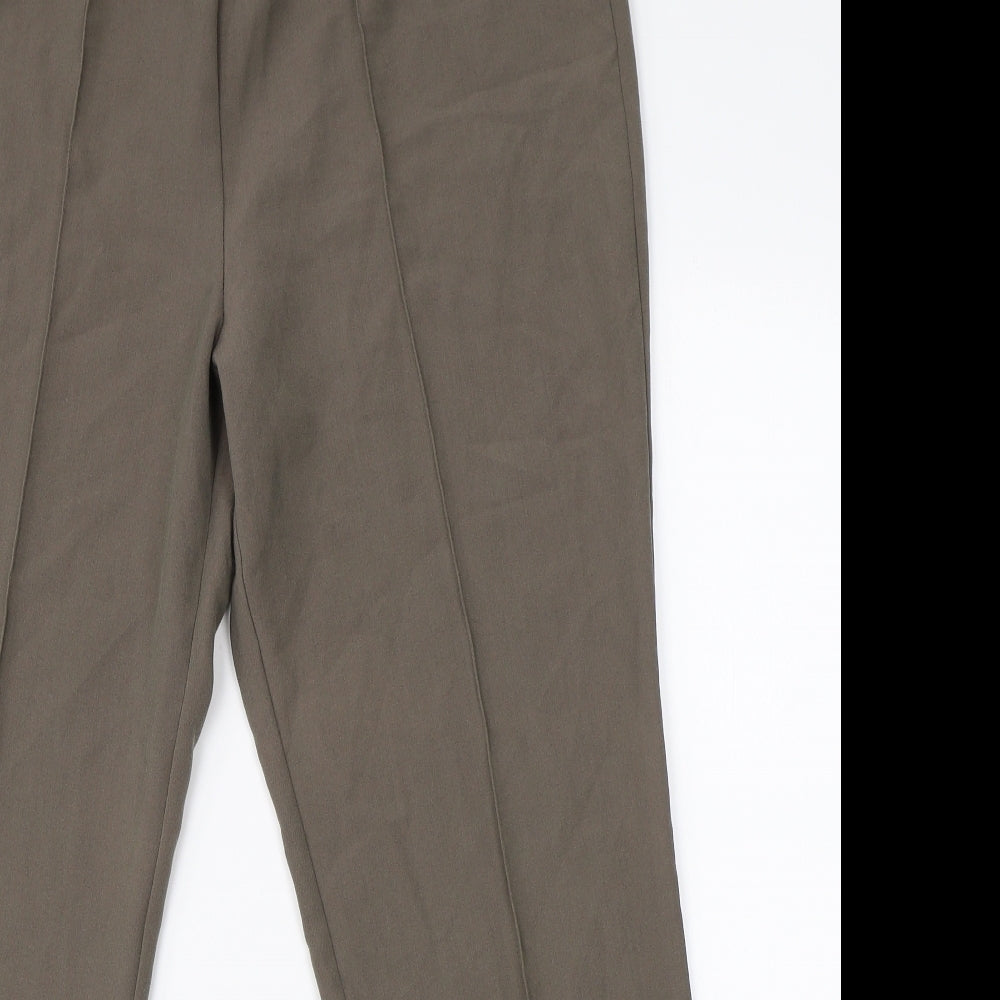 bonmarche Womens Grey   Chino Trousers Size 16 L28 in