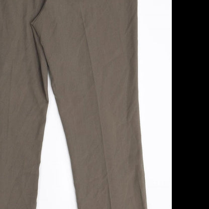 bonmarche Womens Grey   Chino Trousers Size 16 L28 in