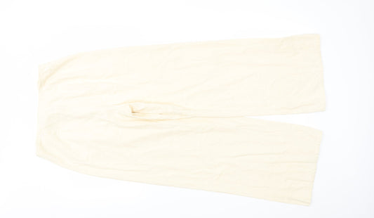 Nasty Gal Womens Ivory Houndstooth  Capri Trousers Size 10 L26.5 in