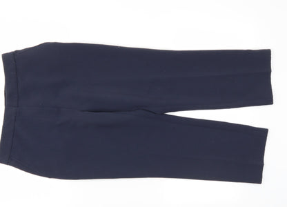 Classic Womens Blue   Chino Trousers Size 8 L26 in