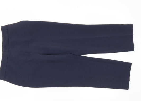 Classic Womens Blue   Chino Trousers Size 8 L26 in