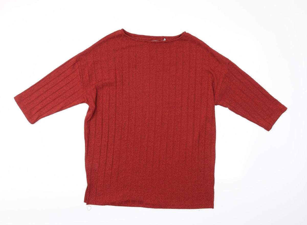 Marks & Spencer Womens Red   Pullover Jumper Size 12