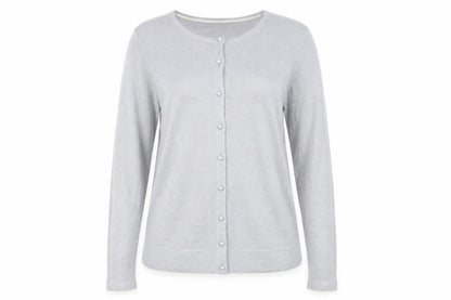 Classics Womens Grey  Knit Cardigan Jumper Size 16