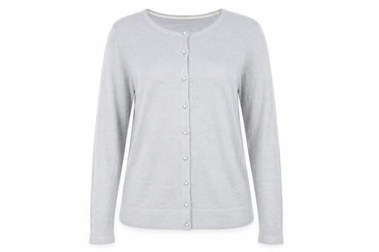 Classics Womens Grey  Knit Cardigan Jumper Size 16