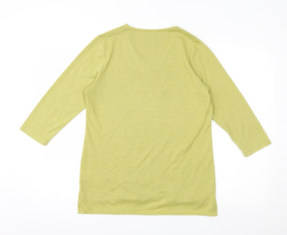 Womens UK Size 10 TIGI Green Basic T-Shirt