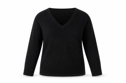 Happit Womens Black  Knit Pullover Jumper Size 14