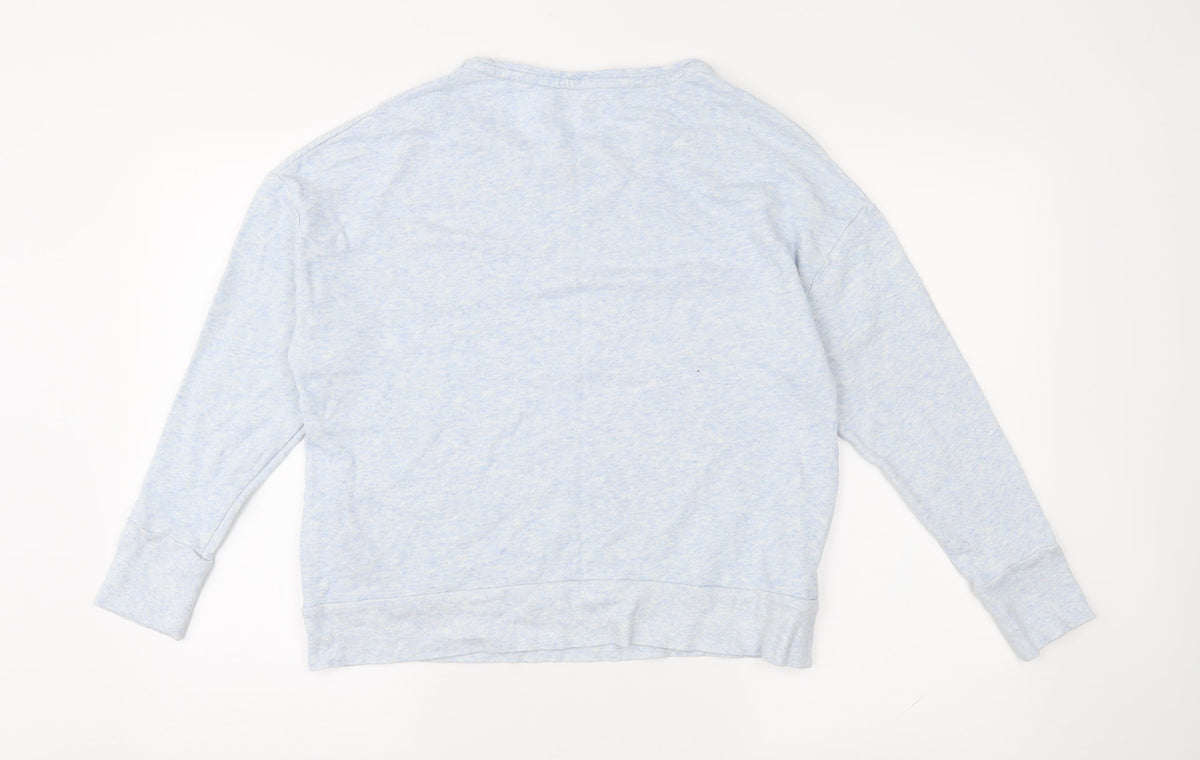 Debenhams Womens Blue  Jersey Pullover Sweatshirt Size M