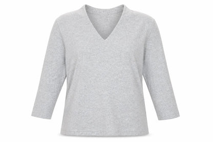 Viz a Viz Womens Grey  Jersey Pullover Sweatshirt Size 14