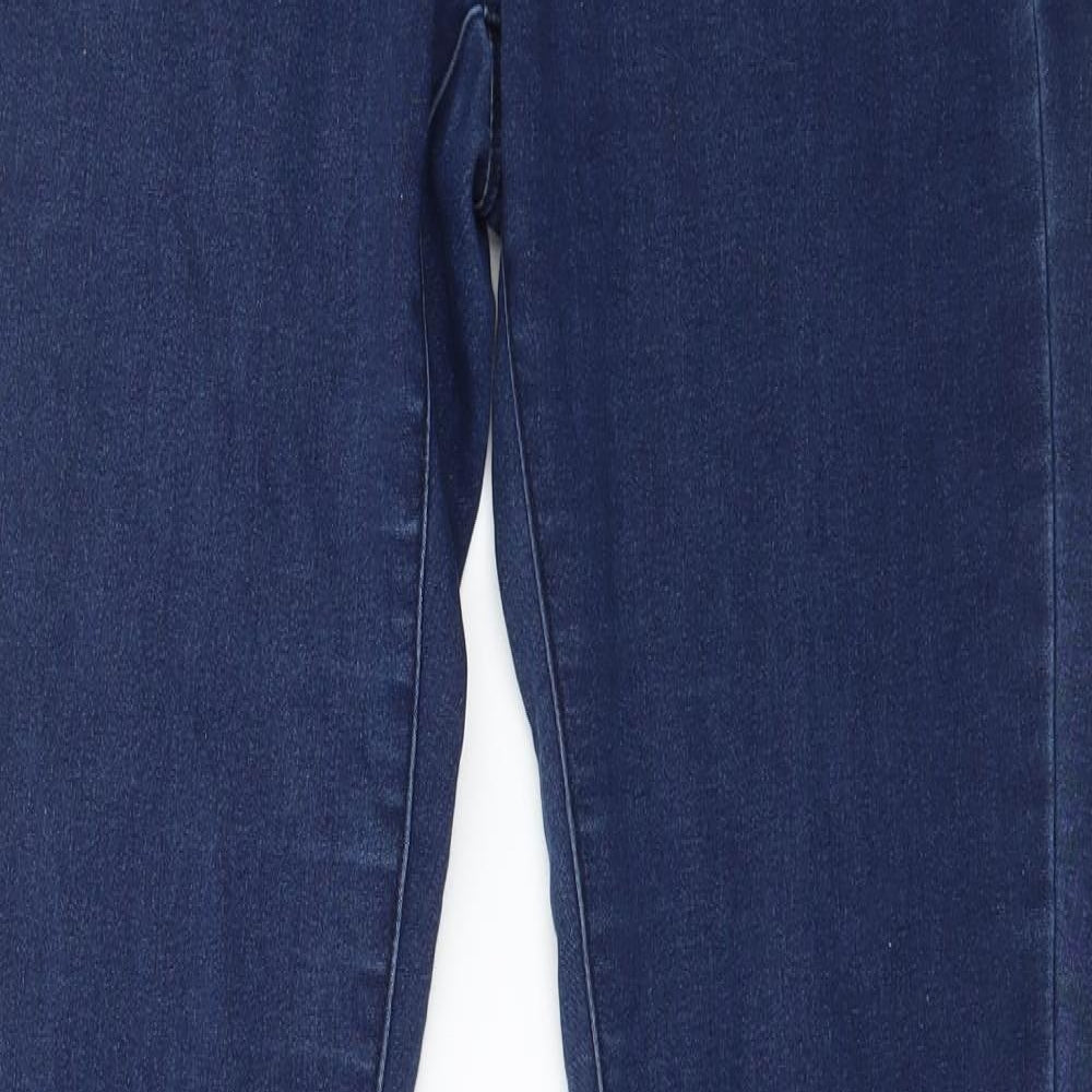 Denim & Co. Womens Blue  Denim Skinny Jeans Size 10 L33 in