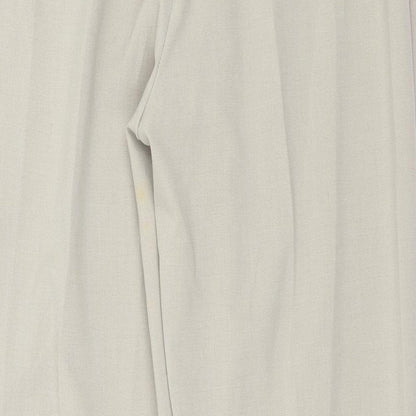 Mia Moda Womens Beige   Trousers  Size 14 L28 in