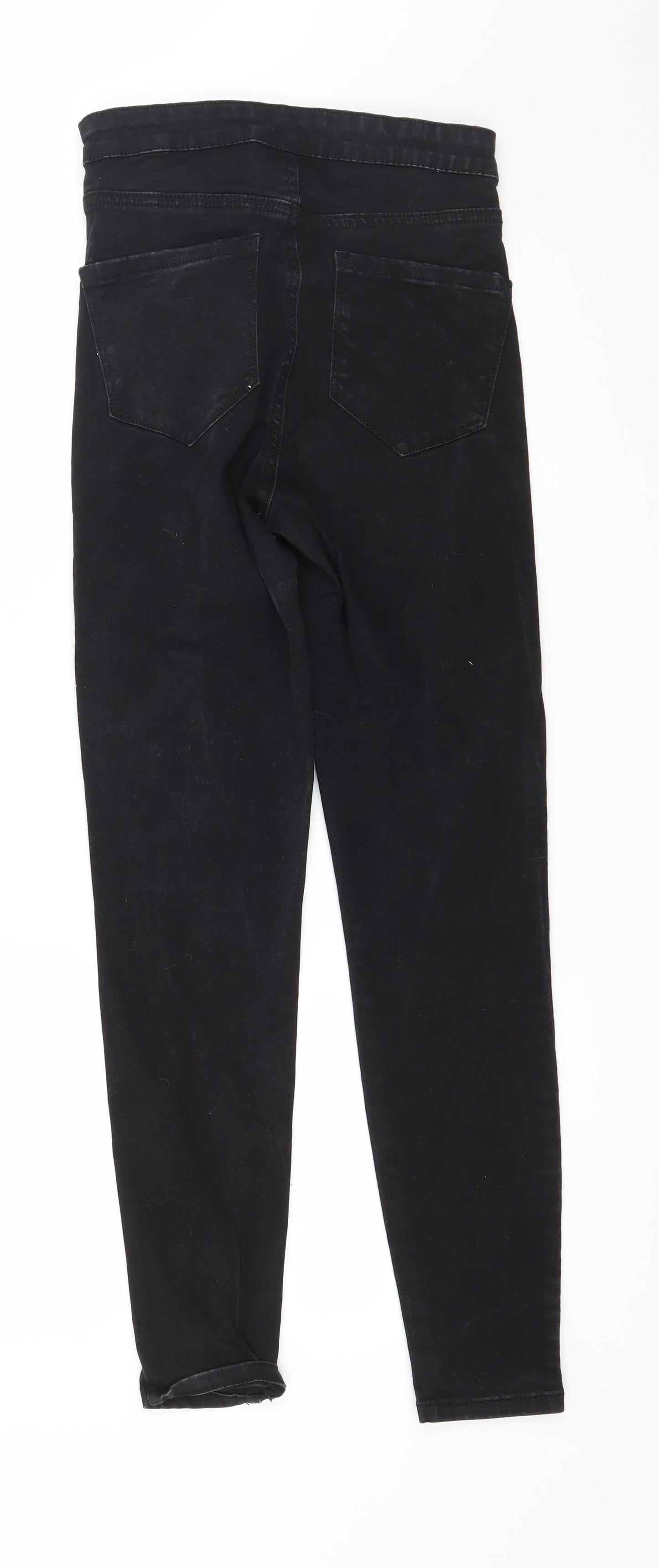 Denim & Co. Womens Black  Denim Skinny Jeans Size 8 L27 in