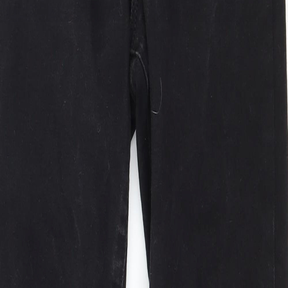 Denim & Co. Womens Black  Denim Skinny Jeans Size 8 L27 in