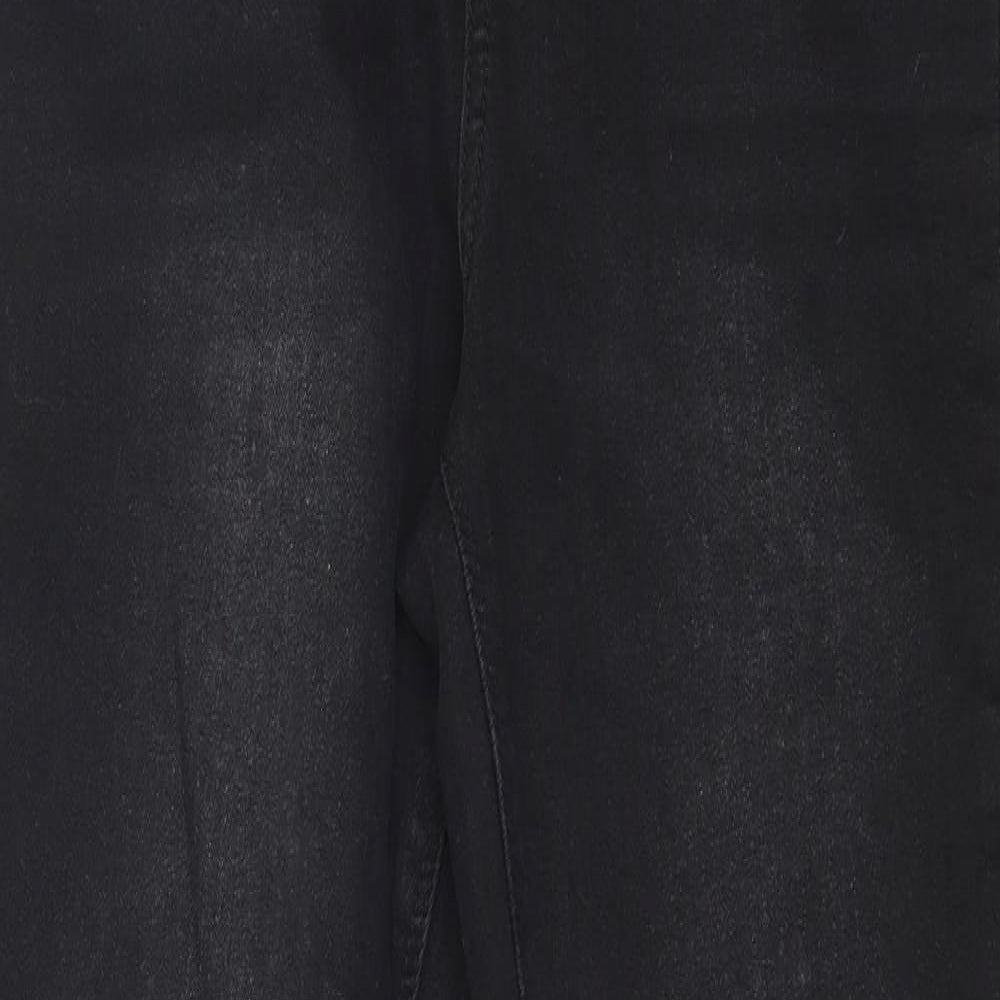 Denim & Co. Womens Black  Denim Skinny Jeans Size 10 L27 in