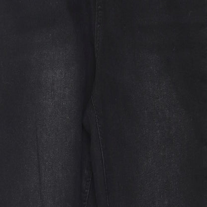 Denim & Co. Womens Black  Denim Skinny Jeans Size 10 L27 in