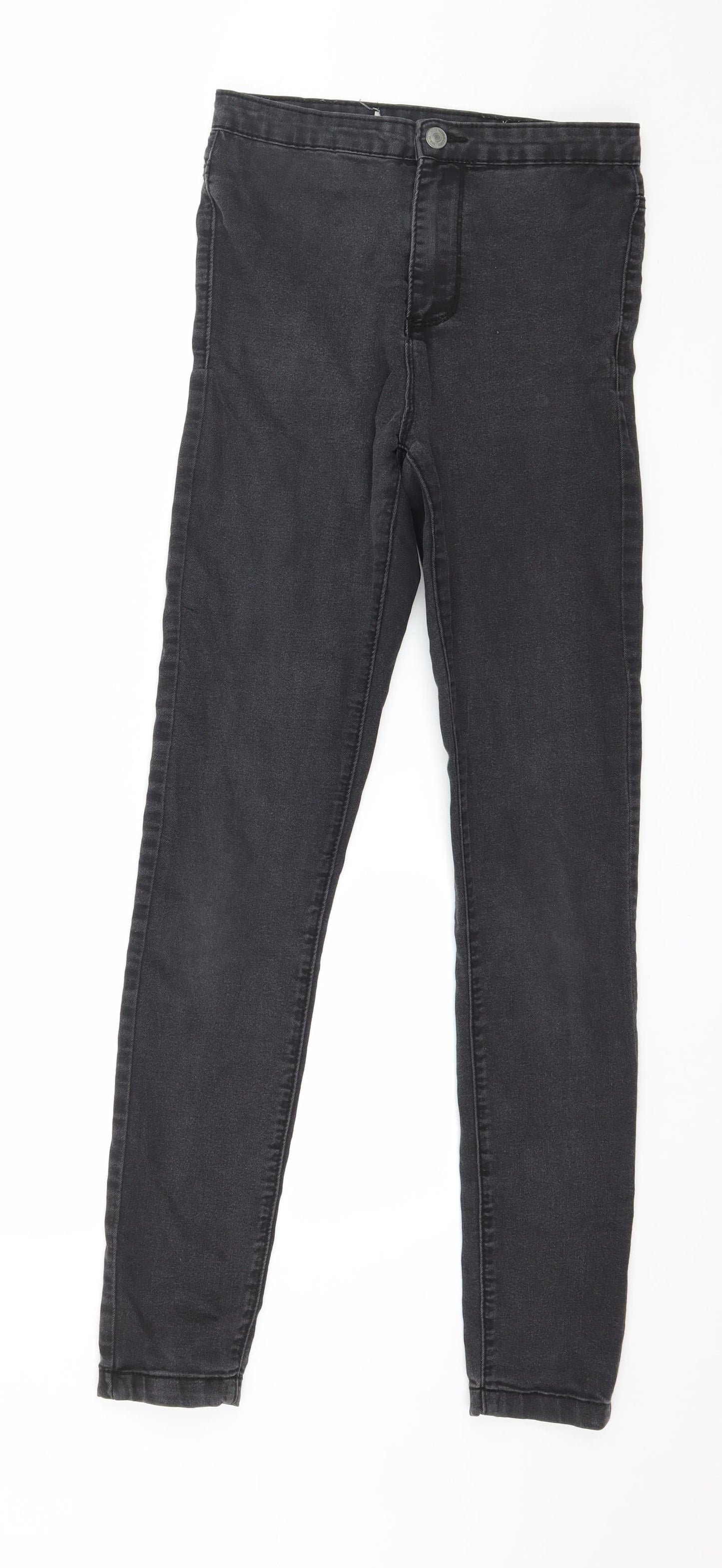 Denim & Co. Womens Grey  Denim Skinny Jeans Size 8 L30 in