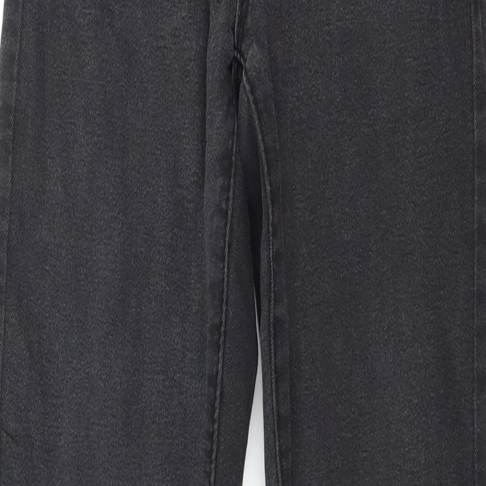 Denim & Co. Womens Grey  Denim Skinny Jeans Size 8 L30 in