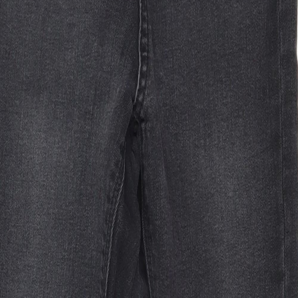 Denim & Co. Womens Grey  Denim Skinny Jeans Size 10 L27 in