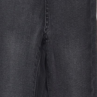 Denim & Co. Womens Grey  Denim Skinny Jeans Size 10 L27 in