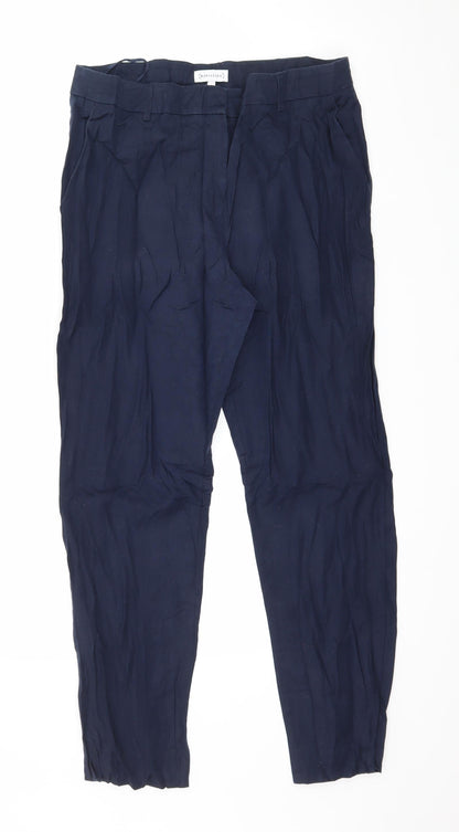 Warehouse Womens Blue   Trousers  Size 12 L26 in
