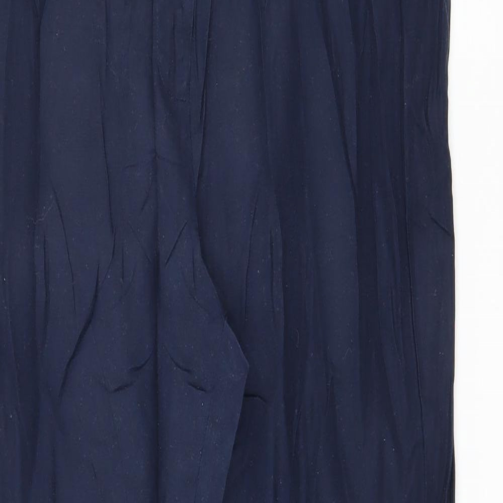 Warehouse Womens Blue   Trousers  Size 12 L26 in