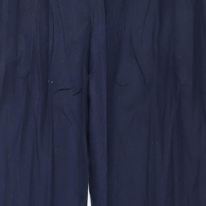 Warehouse Womens Blue   Trousers  Size 12 L26 in