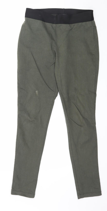 Preworn Womens Green  Denim Jegging Jeans Size 32 in L30 in