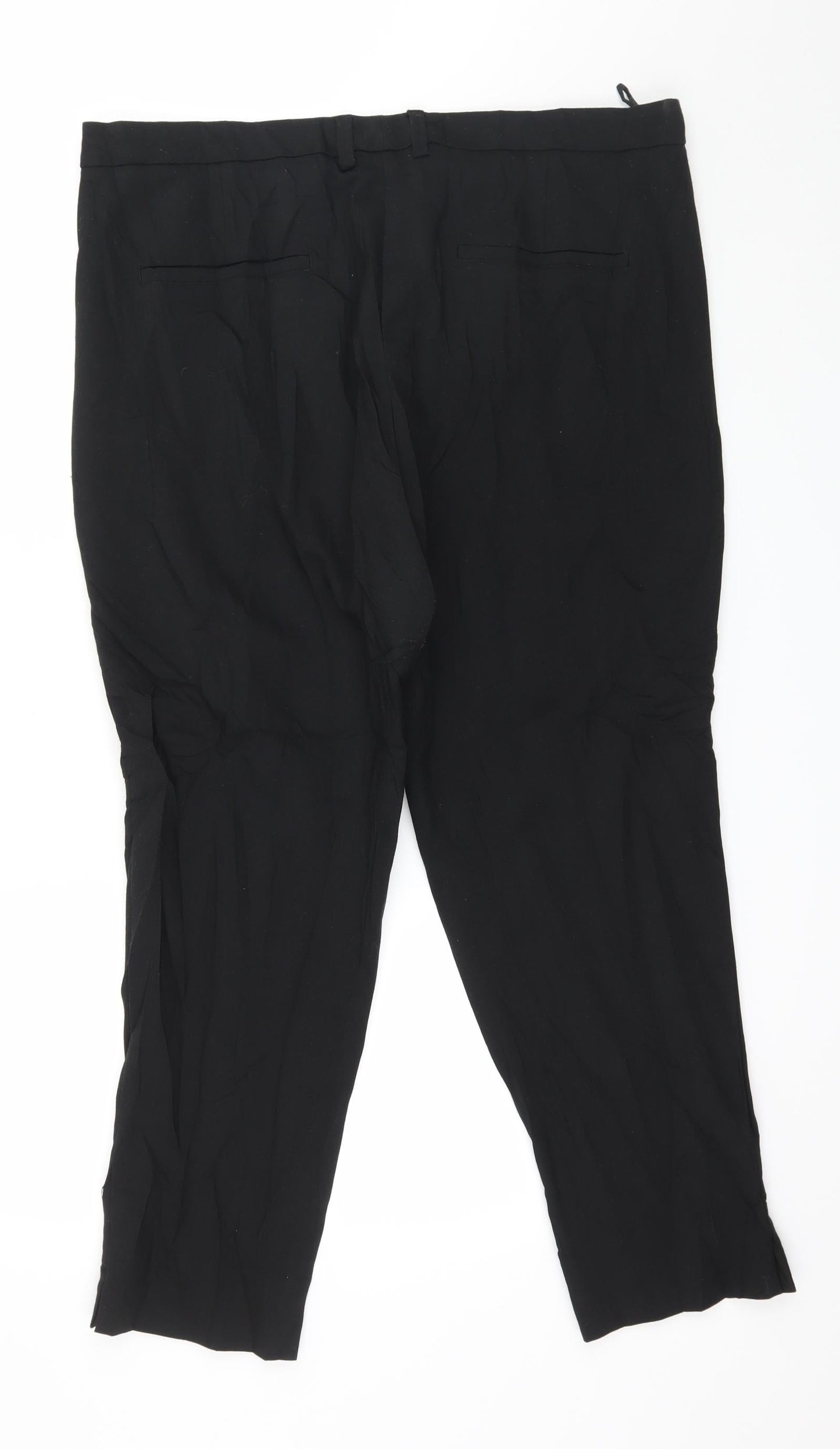 Kley Womens Black   Trousers  Size 18 L28 in