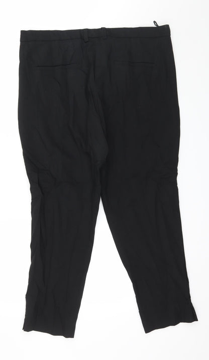 Kley Womens Black   Trousers  Size 18 L28 in