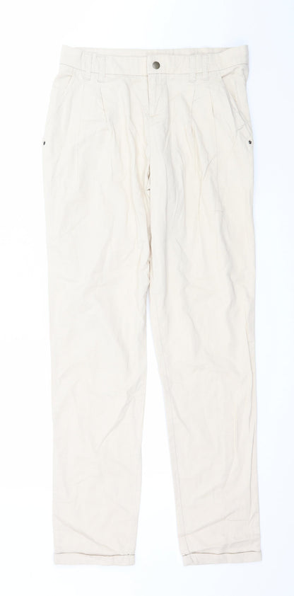 IKKS Womens Beige   Trousers  Size 30 in L30 in