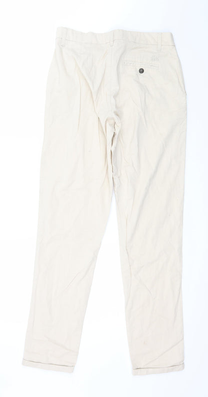 IKKS Womens Beige   Trousers  Size 30 in L30 in