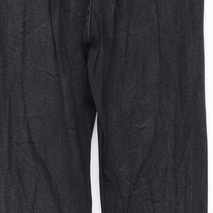 Denim & Co. Womens Grey  Denim Skinny Jeans Size 12 L28 in